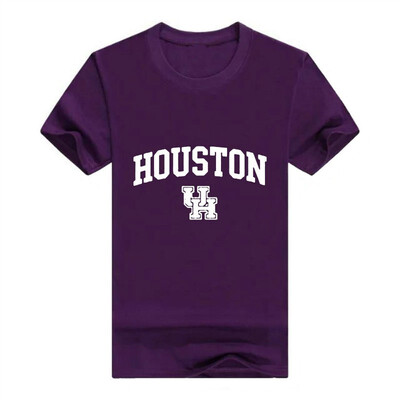 

AS03-University of Houston Cougars Arch Logo T-Shirt-Red