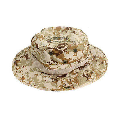 

New Camouflage Bucket Hat Boonie Hunting Fishing Unisex Military Outdoor Cap LD