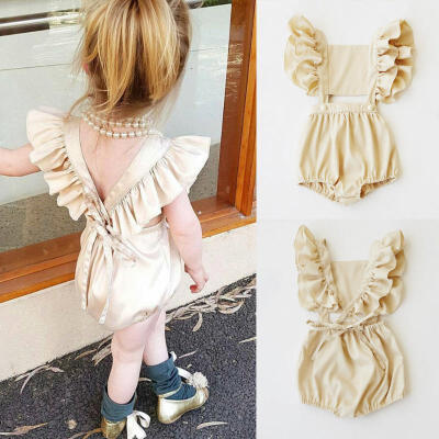 

Summer Toddler Baby Girl Kid Outfit Bodysuit Romper Jumpsuit Sunsuit Clothes 1-5