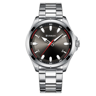 

CURREN Men Quartz Business Fashion Watch Stainless Steel Strap Simple Creative Wristwatch for Business Date Party Gift