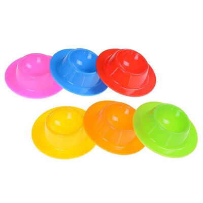 

UpperX 6 Pcs Silicone Egg Cups Plate Holders Stand Set Egg poachers