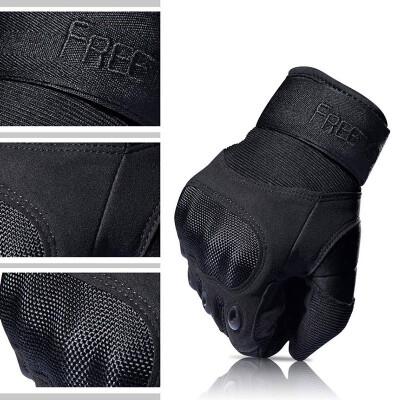 

Tactical Gloves Military Rubber Hard Knuckle Outdoor Gloves