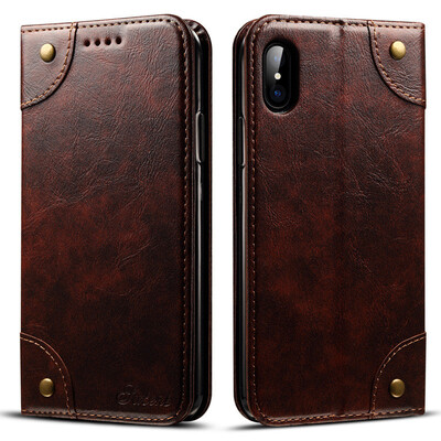 

New iPhoneXS Max Mobile Phone Case Apple Flip Multi-function Card Protective Case