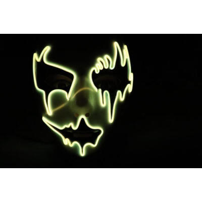 

Halloween LED Light Mask Up Funny Mask The Purge Election Year Great for Cosplay