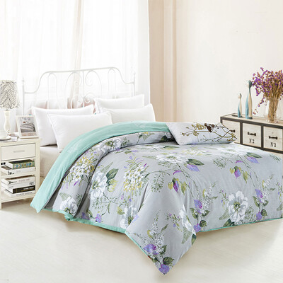 

[Супермаркет] Jingdong UCI постельного белья текстиль хлопок саржа двойное одеяло 200 * 230cm дым и зеркала