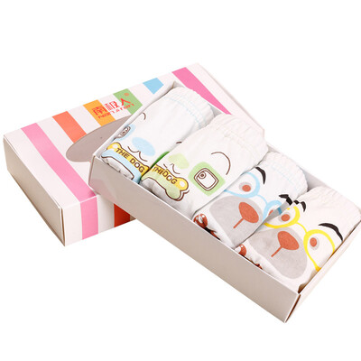 

Antarctic Nanjiren children&39s underwear boys&girls triangle angle 4 boxed baby panties boys flat angle 120