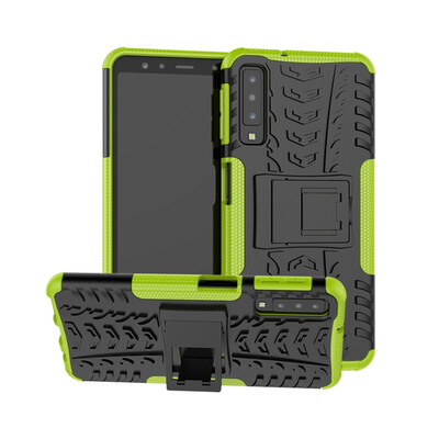 

Goowiiz Phone Case For Samsung Galaxy J3 2018J337J4 2018J8 2018 Armor Tire Texture Rugged Protection PCTPU Full Protection