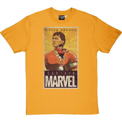 

Bryan Robson Captain Marvel Mens T-Shirt