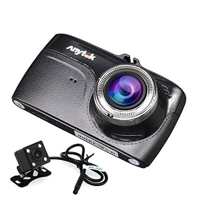 

16GB TF CardAnytekCar Dash Cam G67HD 1080p 35 Inch Touch Screen Dual Lens Car Dash Video Camera sony imx323 Seamless loop-cycl