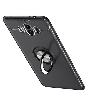 

Fivice Huawei Mate 10 case TPU metal ring shell magnetic bracket soft shell