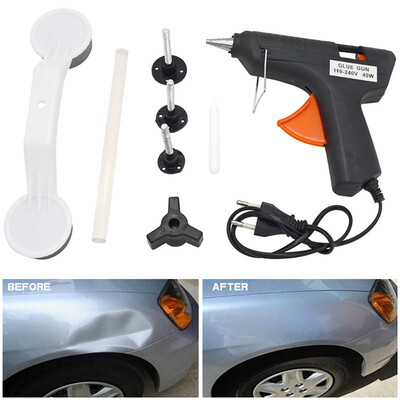 

Car styling covers car body damage repair removal tool glue gun diypaint care car repair tools kit fix it pop a dent