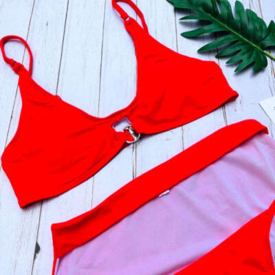 

Women Push-up Bikini Padded Bra Set Bandage Swimsuit Swimwear Beachwear Bathing