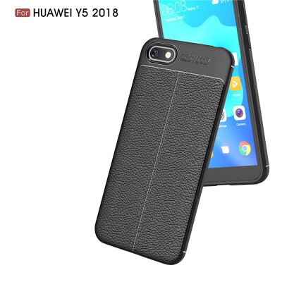 

Fivice Huawei Y5 prime case Luxury leather TPU silicone anti-fall soft shell phone case