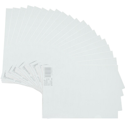 

Comix 100 pieces of A4 two-page file set two transparent folder E310-1 office stationery