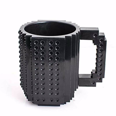 

Outdoor Creative DIY Build-on Brick Mug Lego Style Puzzle Mugs Building Blocks Coffee Mug