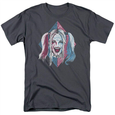 

Suicide Squad - Mens T-shirt Puddin Portrait