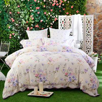 

Dohia cotton bed set/bed kit (duvet cover/bedsheet/pillowcase) 1.5m bed