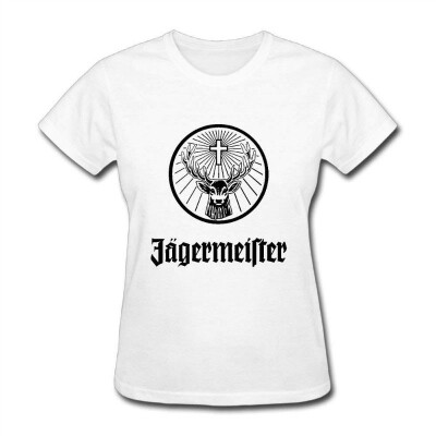 

Womens Summer Fashion Cool Jagermeister Logo T-Shirt Tee White