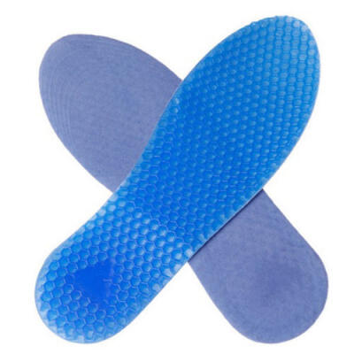 

Unisex 1Pair Soft Silicone Gel Insert Shoe Pad Insoles Bottom with Honeycomb New