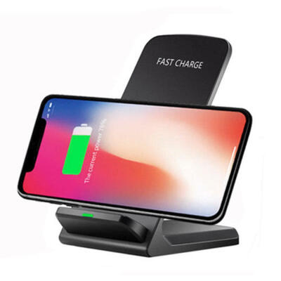 

10W Wireless QI Fast Charger Charging Stand Holder For Samsung Galaxy Iphone