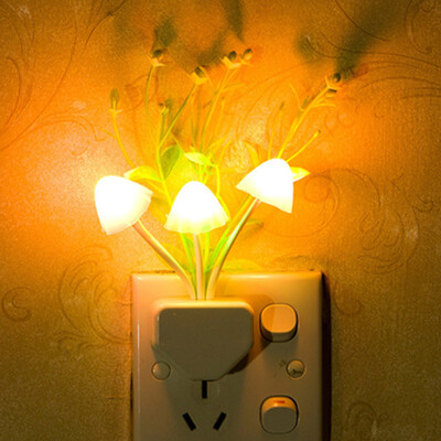 

Hot New Fresh Mushroom Colorful Intelligent Light Control Led Night Lights