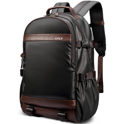 

Golf GOLF156 inch waterproof shoulder bag male large capacity backpack student bag D587332 black with brown