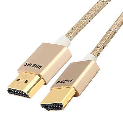 

Philips (PHILIPS) SWV7121W / 93 HDMI2.0 thin line portable 4K HD line 1.8 m support 3D, tinned oxygen-free copper material, gold-plated connector