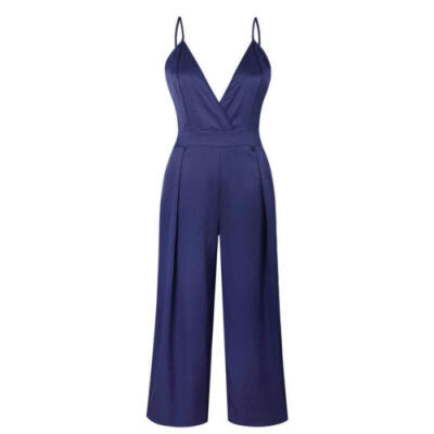 

Womens Clubwear Playsuit Bodysuit Party Jumpsuit Romper Chiffon Long Trousers