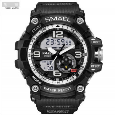 

SMAEL Men Sport Watches Dual Display Analog Digital LED Electronic Wrist Watch