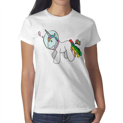 

Always Be Yourself Unicorn Women White Tshirt Cotton Interesting T-Shirts