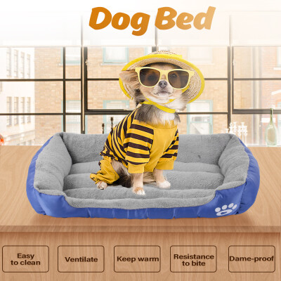 

Dog Bed Soft Pet Sofa Cats Pad Non Slip Bottom Self Warming Breathable Bedding or 36in 42in Dog Cage House Floor Size