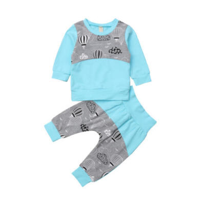 

2pcs Kids Baby boys girls clothes toppants cotton baby pajamas sleepwear