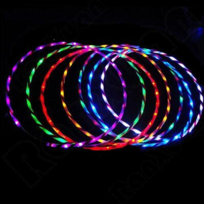 

90cm LED Glow Hula Hoop Multicolor Hoop Toys Loose Weight Toy Kids Child Gifts