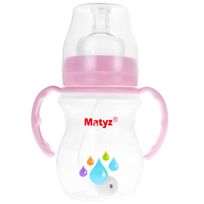 

Matteo Matyz Wide Caliber PP Automatic Bottle Baby Bottle 180ML MZ-0615 Pink