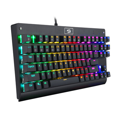 

REDRAGON K568RGB Keyboard Gaming Blue Switch USB Wired Mechanical 87Keys 8Backlit Mode With Keycap Puller for PC Computer Gamer