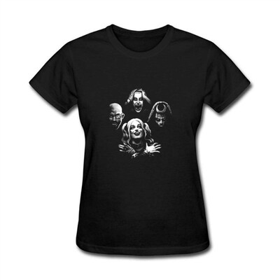 

ZhiBo Crazy Happy Killer Team Customs T-shirts for Woman