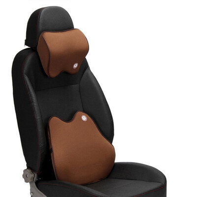 

Car headrest lumbar pillow anion memory space cotton Four seasons universal