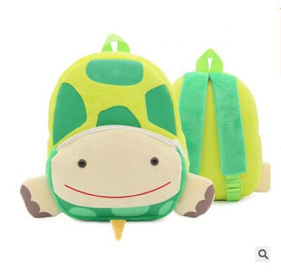 

TortoiseLadybug Zoo Animal Cute Backpack School Push Toy Bag