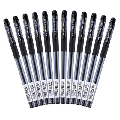

M&G полная гелевая ручка иглы палочки красное перо 0.38mm12