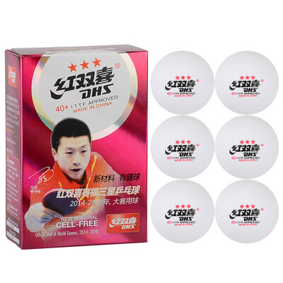 

Red Double Happiness DHS Sai Fu White Samsung 40+ Настольный теннис CF40A с мячом (шесть загрузок)