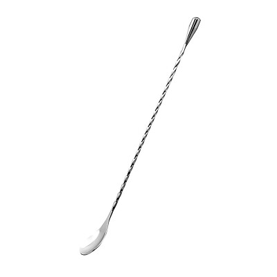 

UpperX 1pcs 12 Inch Stainless Steel Bar Spoon Stirrers Bartending Mixed SpoonSpiral Pattern Bar Cocktail Shaker Spoon