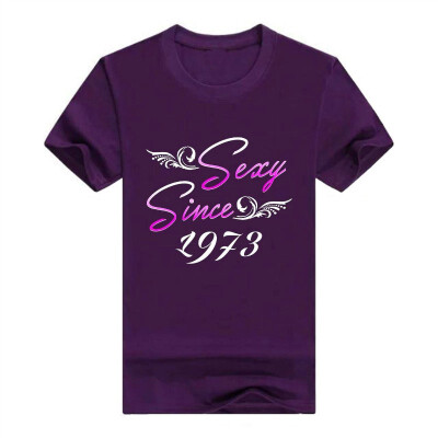 

45th Birthday Gifts idea Sexy Since 1973 45 Years Old Men Tshirt