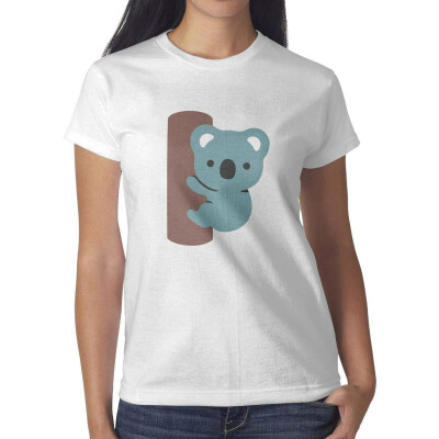 

Koala Bear Australia Koala Shirt Womens White t-Shirt Cotton Lightweight