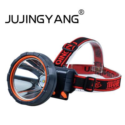 

JUJINGYANG LED headlamp 50w waterproof high bright rechargeable headlight&charger 3 modes head lamp