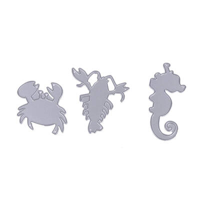 

UpperX DIY Scrapbooking Dies DIY Scrapbooking Album Card Embossing Scrapbooking Album - Hippocampus Crab Lobster