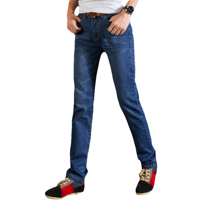 

[Jingdong self] Longyue мужчины в поясе прямые свободные брюки cowboy KN1551 светло-голубой 31