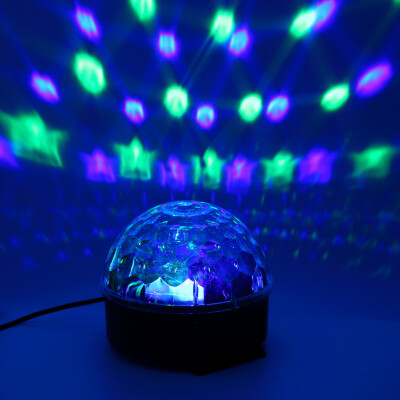 

6 цветов LED Кристалл Magic Ball эффект света для диско DJ Stage партии