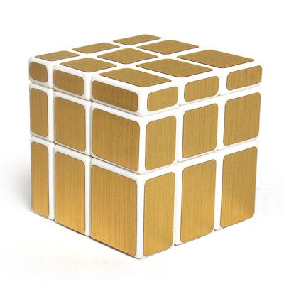 

Point of the old cube mirror mirror shaped alchemical 3 third-order cube game special irregular alien smooth cube early education puzzle decompression toys DS-216 gold