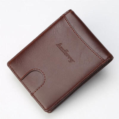 

Mens Genuine Leather Clutch Wallet ID Bifold Business Credit Card Holder Purse