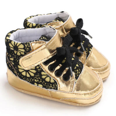 

Newborn Kids Baby Girl Boy Soft Sole Crib Shoes Anti-slip Prewalker Infant Shoes